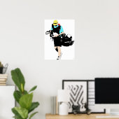 ザキャディーゴルフアートオリジナルプリント ポスター (ホームオフィス)