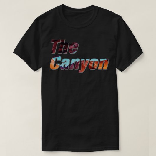 ザキャニオン Tシャツ (デザイン正面)