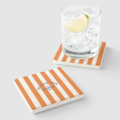 ザキャビンクルーズカスタムクレストオレンジパークストライプ ストーンコースター (横)