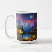 ザキャビン・イン・ザ・コーブN・ザ・ムーン コーヒーマグカップ (左)