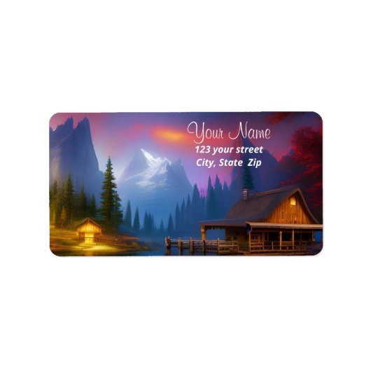 ザキャビン・イン・ザ・コーブN・ザ・ムーン ラベル (正面)