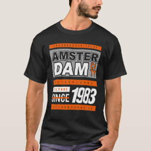 ザキャピタル誇りを持ったオブオランダアムステルダムシティ Tシャツ