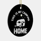 ザキャンピングトレーラーキャンパーモバイルホーム セラミックオーナメント (右)