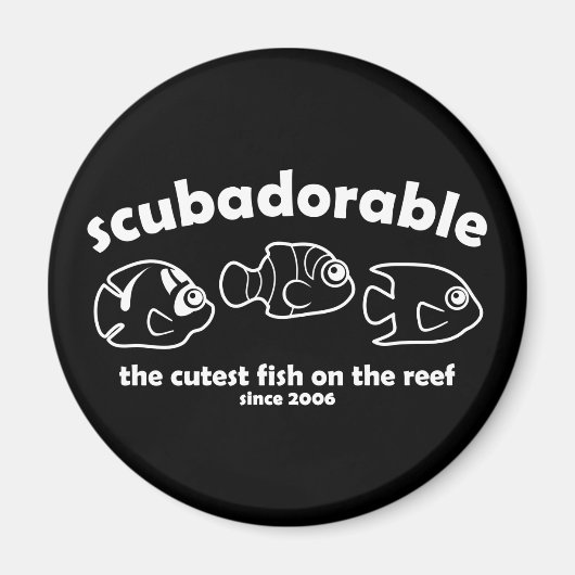 ザキュート・フィッシュ・オン・ザ・リーフ マグネット (正面)