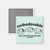 ザキュート・フィッシュ・オン・ザ・リーフ マグネット (正面/裏面)