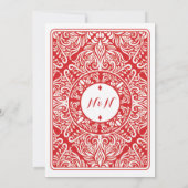 ザキングク結婚イーンダイヤモンドカ遊ードエース招待状 招待状 (裏面)