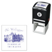 ザキングスキャッスルエレガント差出人住所 セルフインキングスタンプ (インサイチュ)