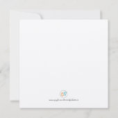 ザキングスジェスお気に入りのター招待状 招待状 (裏面)