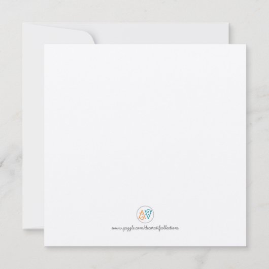 ザキングスジェスお気に入りのター招待状 招待状 (裏面)