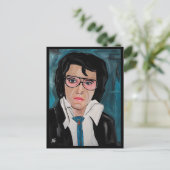 ザキングズバイ絵を描アルフレッドキツネ収集可能 ポストカード (スタンド正面)