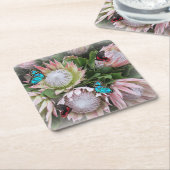 ザキングプロテア スクエアペーパーコースター (アングル)