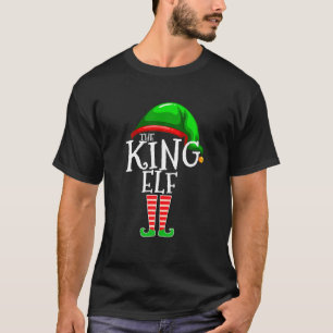 ザキング小妖精や小人ファミリーマッチンググループクリスマス Tシャツ
