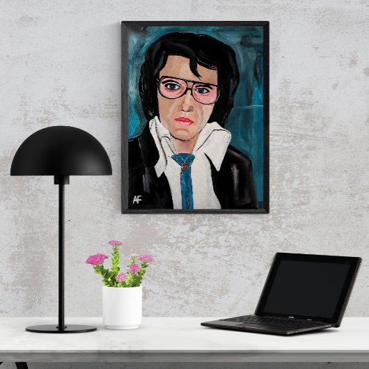 ザキング絵を描ズバイアルフレッドキツネ キャンバスプリント