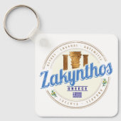 ザキントスアイランドギリシャバケーションヴィンテージ土産 キーホルダー (正面)