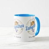 ザキントスアイランドギリシャバケーションヴィンテージ土産 マグカップ (正面右)