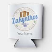 ザキントスアイランドギリシャバケーションヴィンテージ土産 缶クーラー (正面)