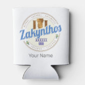 ザキントスアイランドギリシャバケーションヴィンテージ土産 缶クーラー (裏面)
