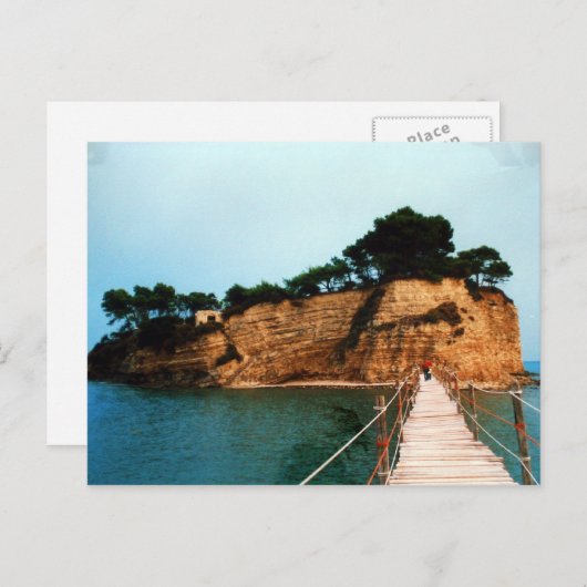 ザキントス島ギリシャから少し可愛い島 ポストカード (正面/裏面)