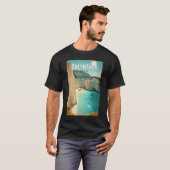 ザキントス ギリシャ イラスト 旅行 アート ヴィンテージ Tシャツ (正面フル)