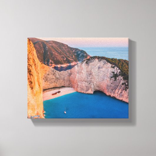 ザキントス、ギリシャ。 キャンバスプリント (正面)