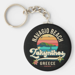 ザキントス,ギリシャ,ナバギオビーチ キーホルダー