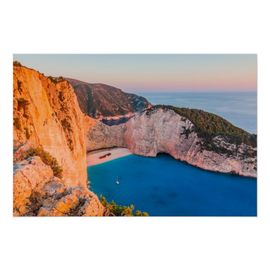 ザキントス、ギリシャ。 ポスター (正面)