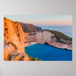 ザキントス、ギリシャ。 ポスター