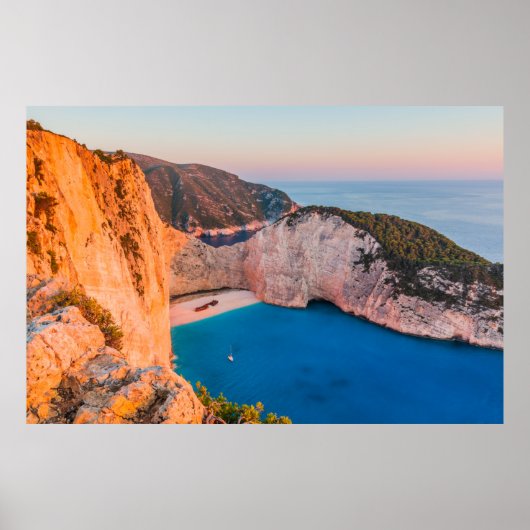 ザキントス、ギリシャ。 ポスター (正面)