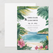 ザキントス ザンテ ギリシャ 結婚式招待状 招待状 (正面/裏面)