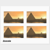 ザギザネクロポリス 長方形シール (シート)