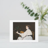 ザギタープレイヤーバイエドゥアードマネ ポストカード (スタンド正面)