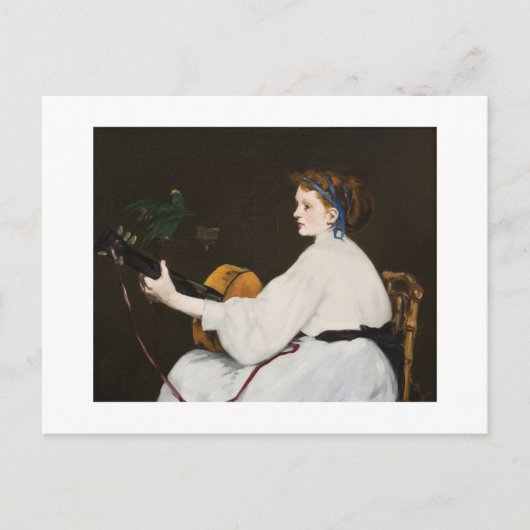 ザギタープレイヤーバイエドゥアードマネ ポストカード (正面)