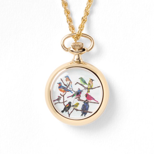 ザギャザリングカラフルソンバード 腕時計 (正面)