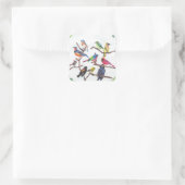 ザギャザリングソングバカラフルリズシール スクエアシール (バッグ)