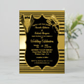 ザギャツビー素晴らしインスピレーションフォイル招待状 箔招待状 (立ち正面)