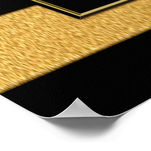 ザギャツビー素晴らしインスピレーション結婚式の引き出物 ポスター (角)