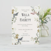 ザギルド庭園の結婚式招待状 招待状 (スタンド正面)