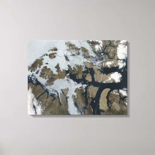 ザクイーンエリザベス諸島 キャンバスプリント (正面)