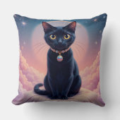 ザクイーンオブブラックキャット天国 クッション (正面)