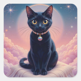 ザクイーンオブブラックキャット天国 スクエアシール