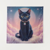 ザクイーンオブブラックキャット天国 タペストリー (正面)