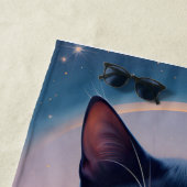 ザクイーンオブブラックキャット天国 ビーチタオル (インサイチュ)