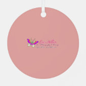 ザクイーンオブブラックキャット天国 メタルオーナメント (裏面)