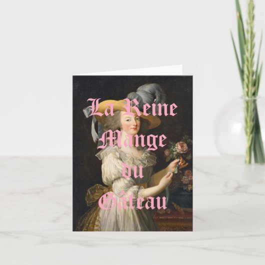 ザクイーンケ食べーキ カード (正面)