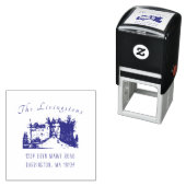 ザクイーンズシャトー差出人住所 セルフインキングスタンプ (インサイチュ)