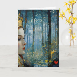 ザクイーンズハート失ったフェアヤブルポートレート カード