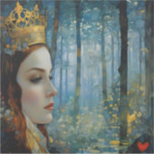 ザクイーンズハート失ったフェアヤブルポートレート シール (正面)