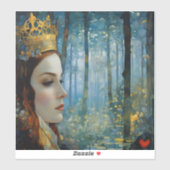 ザクイーンズハート失ったフェアヤブルポートレート シール (シート)