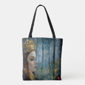 ザクイーンズハート失ったフェアヤブルポートレート トートバッグ (裏面)