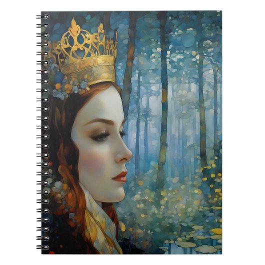 ザクイーンズハート失ったフェアヤブルポートレート ノートブック (正面)